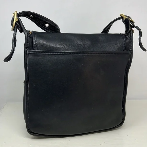 Coach Vintage Patricia’s Legacy Crossbody Black Leather Shoulder Bag - Picture 4 of 15